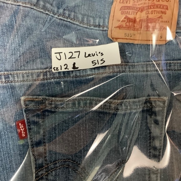 Levi’s 515 Jeans Sz 12L Nouveau Boot Cut Medium Wash - Picture 6 of 7